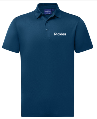 Picture of Mens Sustainable Jacquard Knit Polo